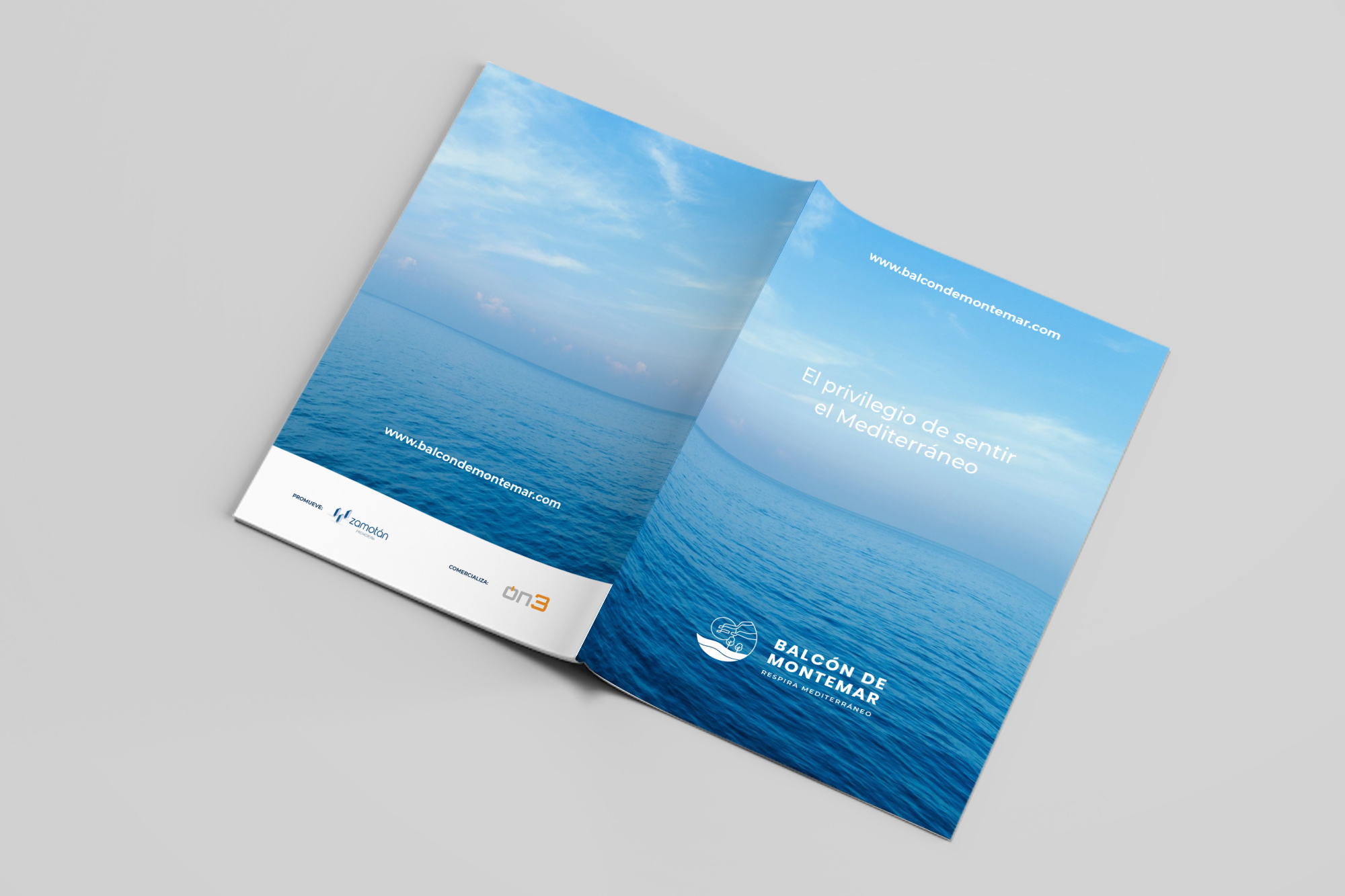 Diseño dossier promoción inmobiliaria