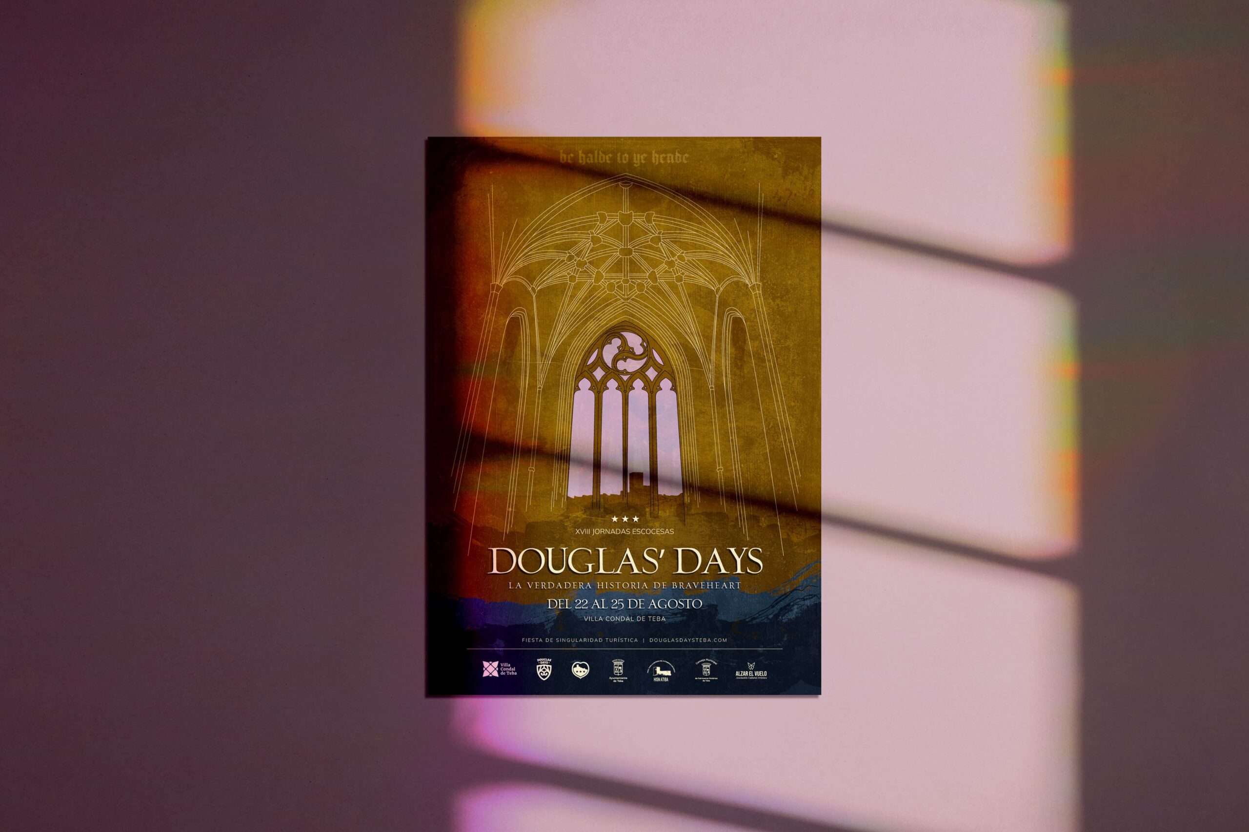 Diseño cartel identidad de eventos