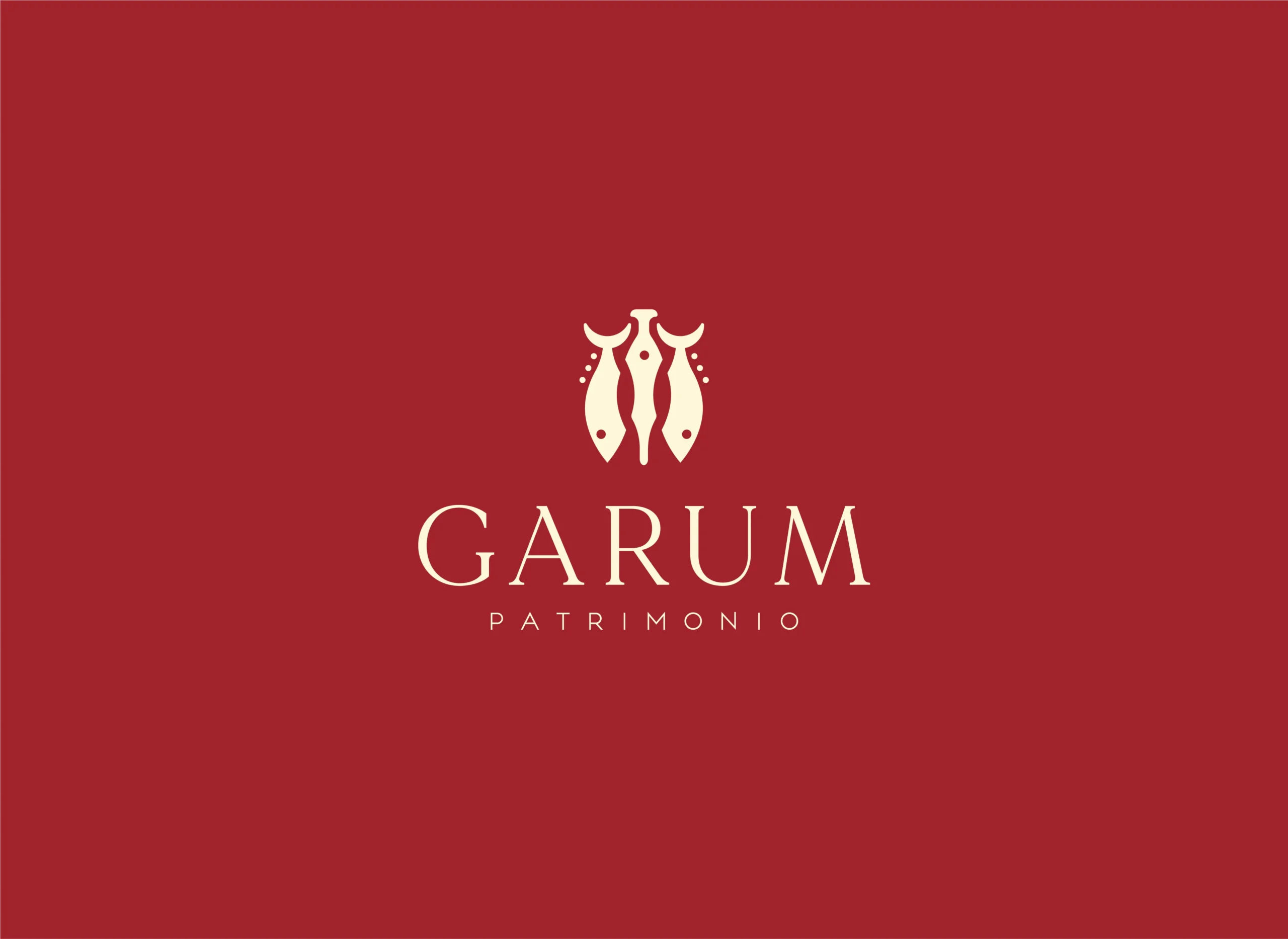 Diseño logotipo Garum Patrimonio