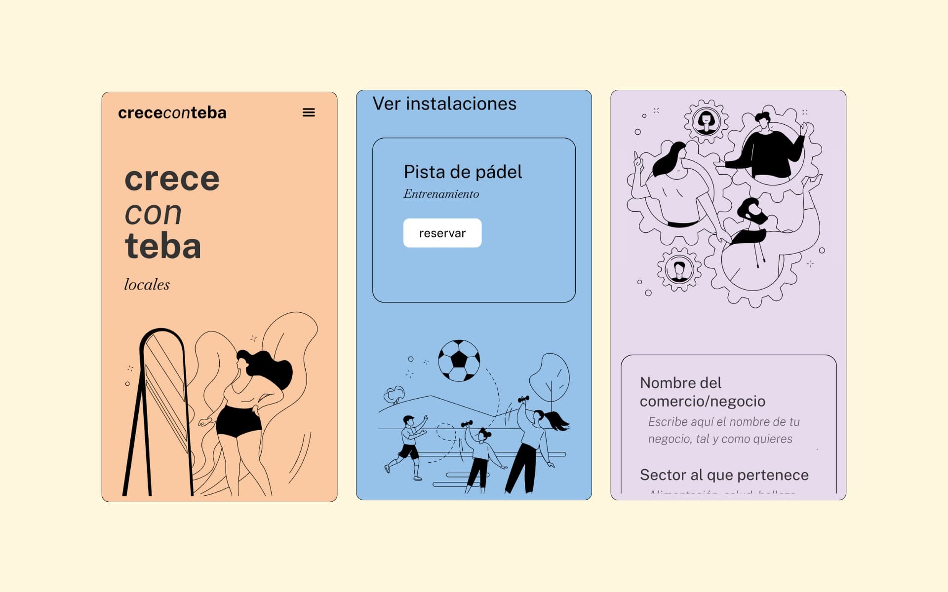 Diseño web responsive Crece con Teba