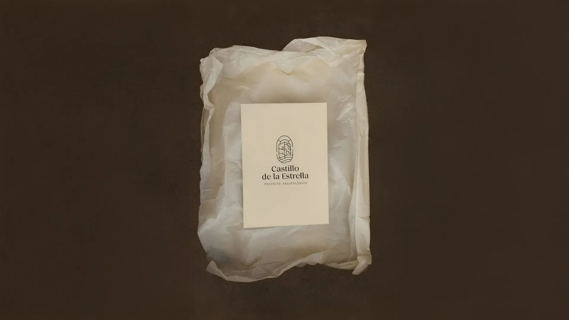 Diseño postal para el Proyecto Arqueológico del Castillo de la Estrella