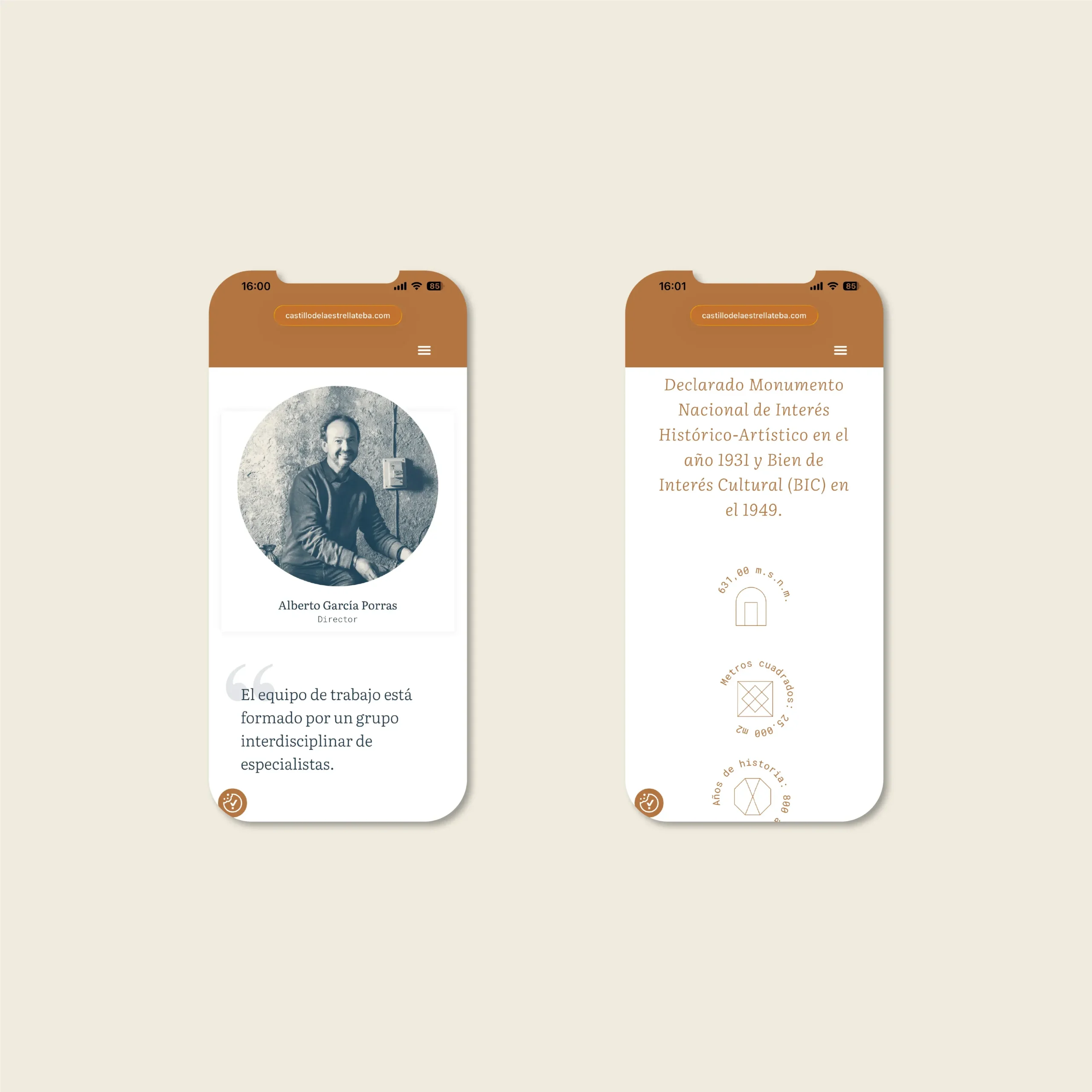 Diseño web responsive para el Proyecto Arqueológico del Castillo de la Estrella