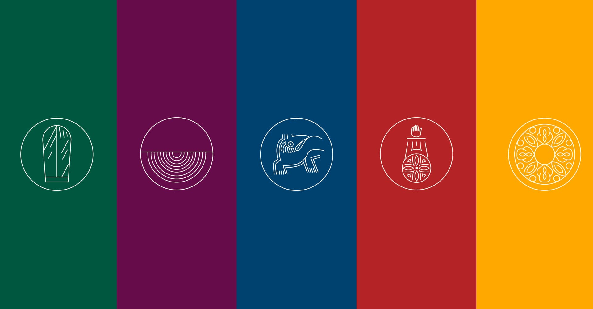 Diseño de iconos de las etapas para el Museo Histórico Municipal de Teba