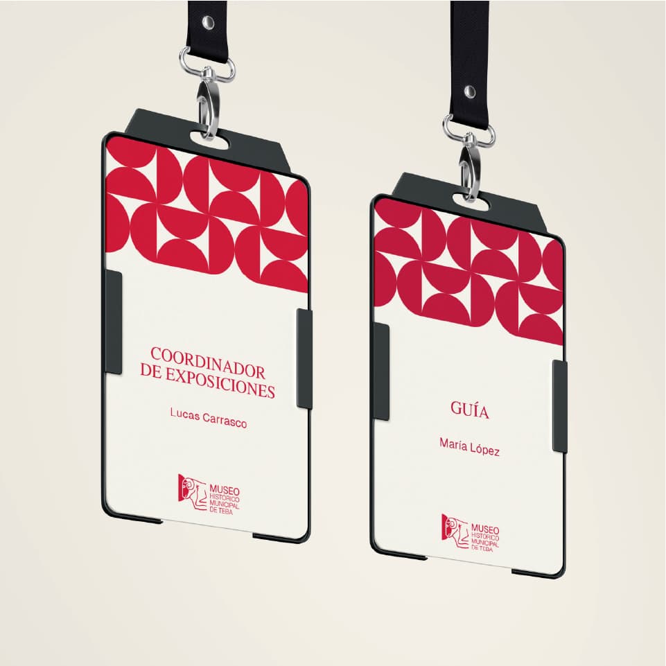 Diseño de lanyard para el Museo Histórico Municipal de Teba