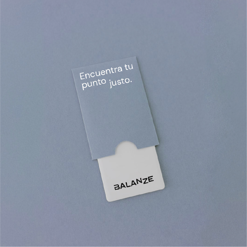Diseño de tarjeta de visita para Balanze
