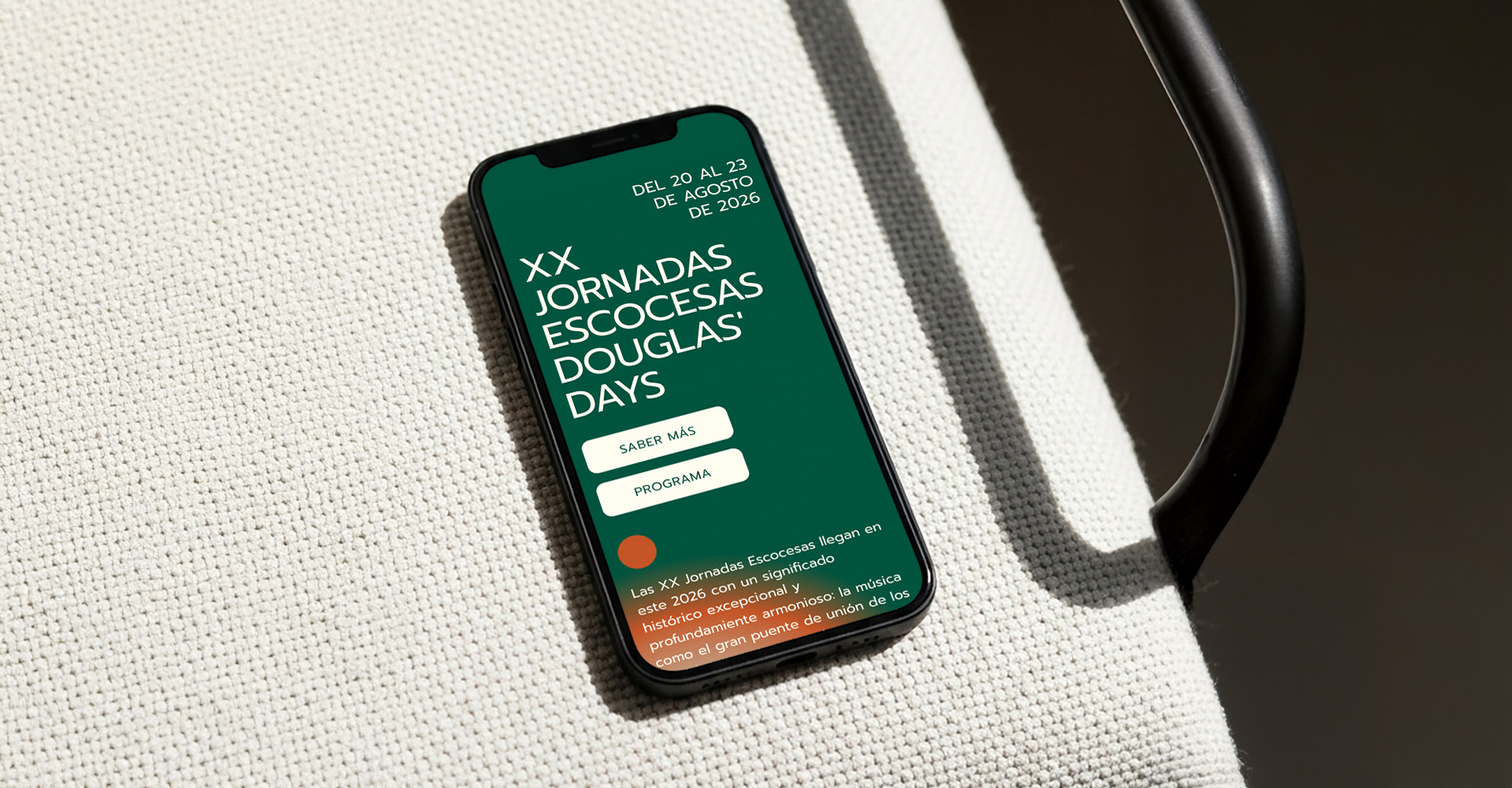 Diseño web versión móvil para Douglas' Days 2026