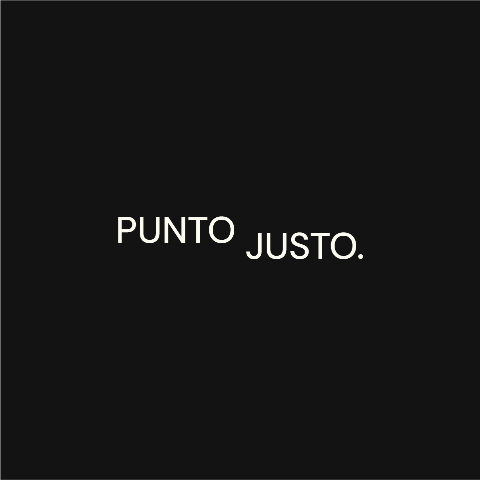 Frase 'Punto justo' Balanze