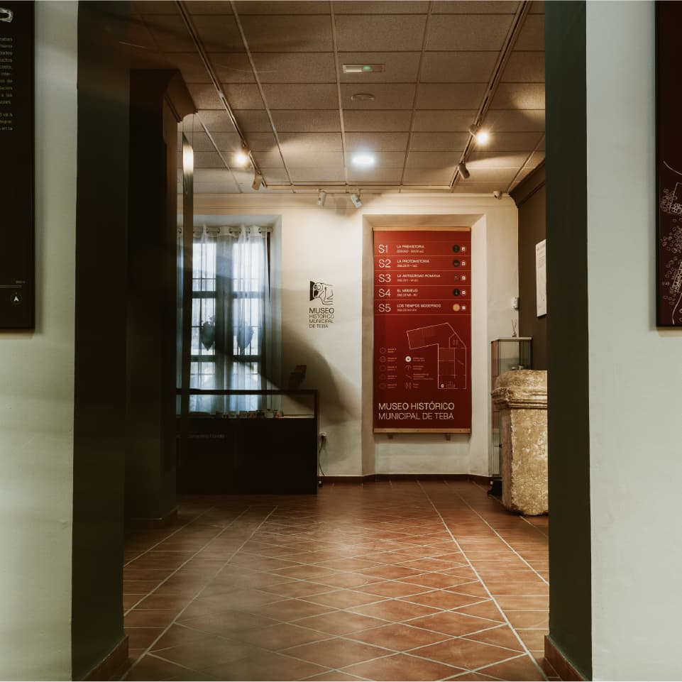 Panel de entrada del Museo Histórico Municipal de Teba